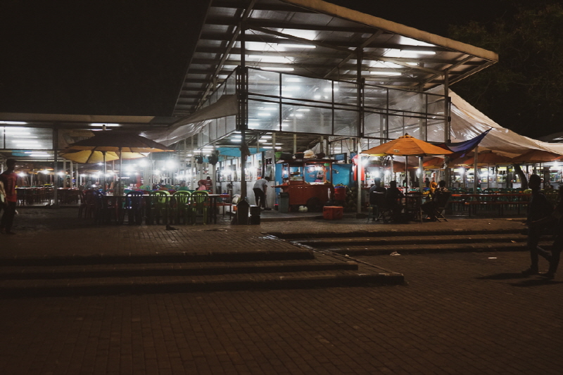 자카르타 랭강 기념품 야시장