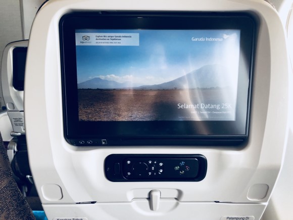가루다 항공 기내