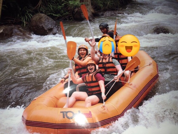 발리 아융강 레프팅