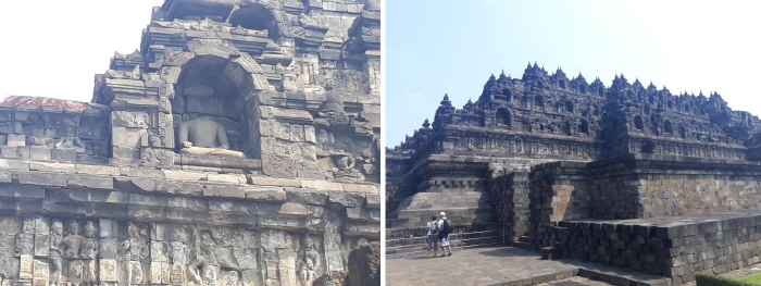 인도네시아 보로부두르 사원 불상 인도네시아 보로부두르 사원 불상