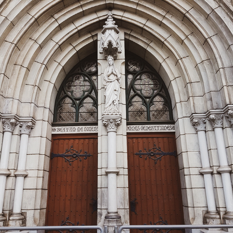 자카르타 성당 후문