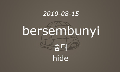 bersembunyi